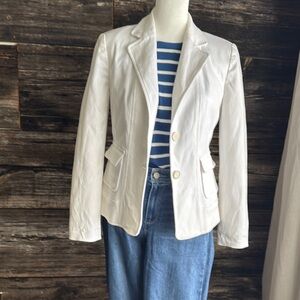 Apostrophe White Stretch Blazer – Size‎ 4